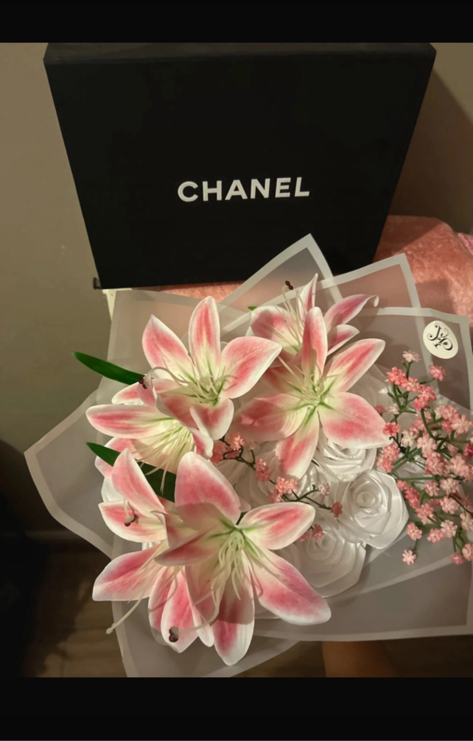 bouquet eternel rose  – photo 3
